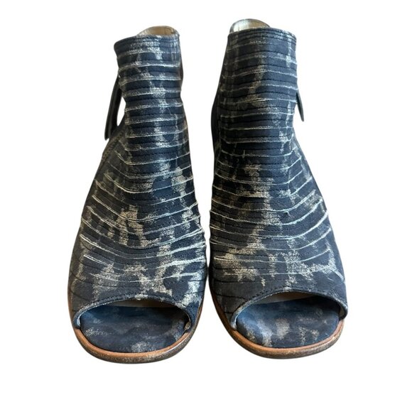 Paul Green Cayanne Peep Toe Sandals Ankle Booties w/ Heels Size Size 7.5 Women's - Picture 2 of 12